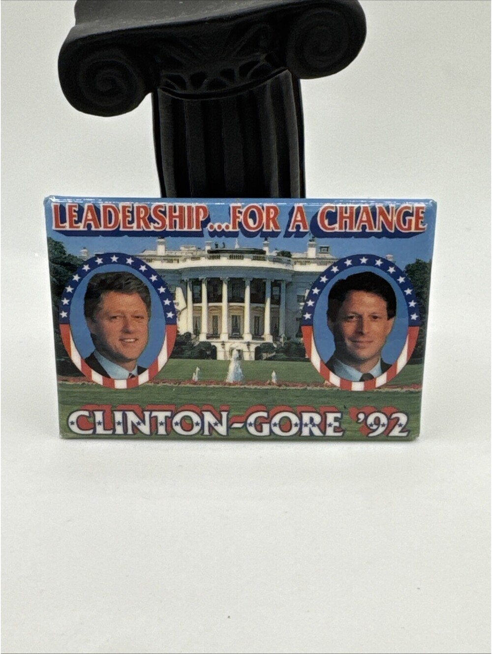 Vintage Clinton Gore 1992 Campaign Button - 3”